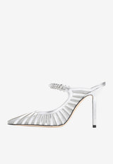 Bing 100 Crystal-Embellished Mules