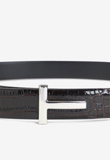 T-Buckle Leather Belt