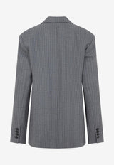 Newark Pinstripe Double-Breasted Blazer