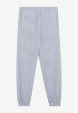 The Attico Striped Track Pants Light Blue 260WCP0025CCC127AA/S_ATTIC-264