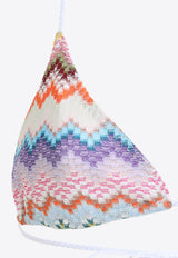 Zigzag-Pattern Bikini Set