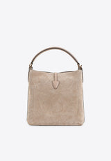 T Timeless Suede Bucket Bag