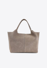 Medium Suede Shoulder Bag