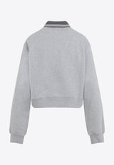 Layered Sweatshirt with Logo-Lettering