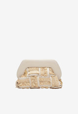 Themoirè Small Tia Raffia Clutch Bag Beige 261WTMBM0OIRA/S_THEMO-0108B