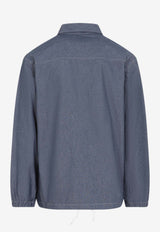 جاكيت بقَصة جاكيت برقعة شعار الماركة