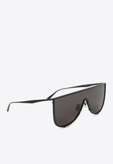 Mask-Framed Sunglasses