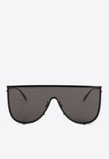 Mask-Framed Sunglasses