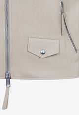 جاكيت بايكر كيلي من الجلد