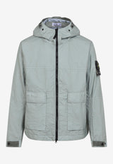 Logo Patch Zip-Up Jacket