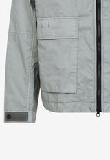 Logo Patch Zip-Up Jacket