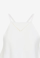 Scarf Top in Silk and Wool
