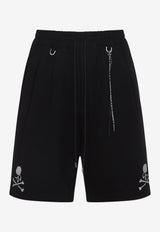Skull Print Bermuda Shorts