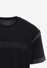 Cut-Off Logo Faded T-shirt