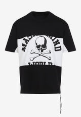 Horizontal Blocked Skull T-shirt