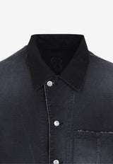 Frayed Utility Denim Jacket