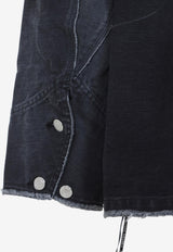 Frayed Utility Denim Jacket