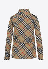 Long-Sleeved Checked Shirt