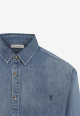 Logo Denim Shirt