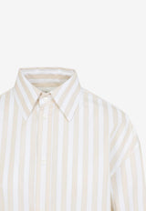 Striped Long-Sleeved Shirt