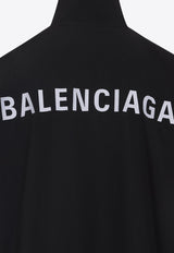 Logo Print Zip-Up Jacket