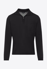 Half-Zip Wool Sweater