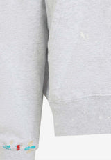 Paint Logo Hooded Sweatshirt