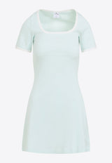 Square-Neck Mini Dress