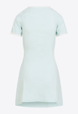 Square-Neck Mini Dress