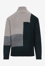 Intarsia Turtleneck Sweater