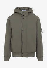 Logo-Patched Buttoned Parka