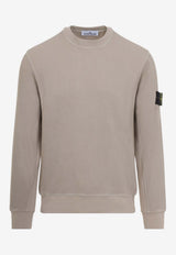 Logo-Patched Crewneck Sweater