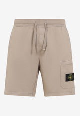 Cargo Shorts with Logo-Label