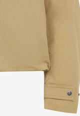 Buttoned Bomber Jacket