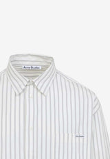 Logo-Embroidered Buttoned Shirt