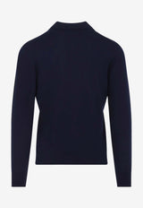 Ultra Fine Wool Polo Sweater