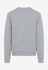 Embroidered-Logo Crewneck Sweatshirt