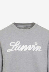 Embroidered-Logo Crewneck Sweatshirt