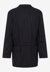 Chore Pinstripe Wool-Blend Jacket