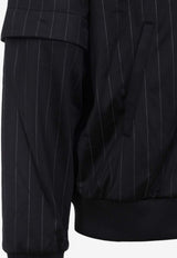 Basketball Striped Track Jacket