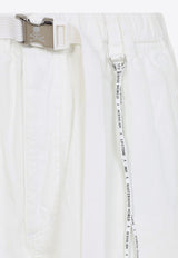 Belted Straight-Leg Pants