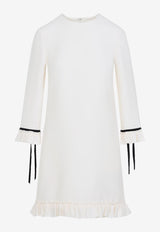 Crepe Couture Mini Dress