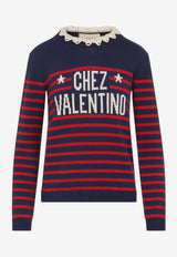 Logo Striped Sweater