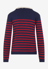 Logo Striped Sweater