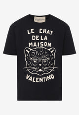 Le Chat De La Maison Print T-shirt