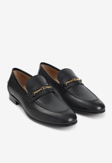 VLogo Leather Loafers