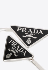 Triangle Logo Hair Pins