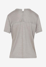 Short-Sleeved Silk T-shirt