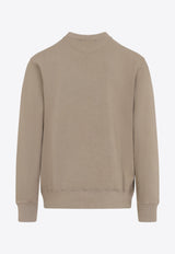 Logo-Printed Pullover Sweatshirt