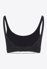 Logo Waistband Sports Bra